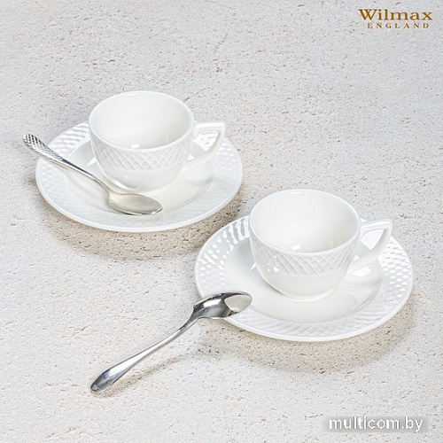 Чашка с блюдцем Wilmax WL-880107/AB