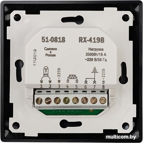 Терморегулятор Rexant RX-419B 51-0818 (черный)
