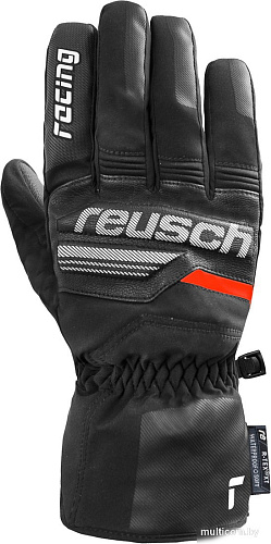 Горнолыжные перчатки Reusch Ski Race Vc R-Tex Xt 6201257-7810 (р-р 10, Black/White/Fluo Red)