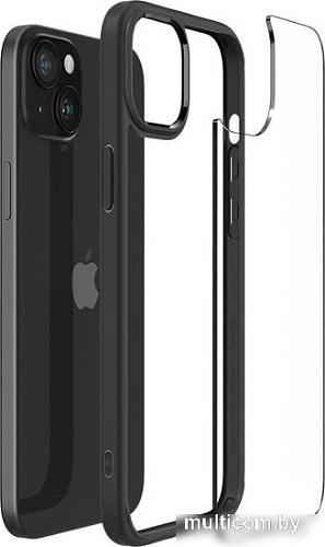 Чехол для телефона Spigen Ultra Hybrid для iPhone 15 ACS06799 (черный)