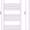 Полотенцесушитель Сунержа Модус 1200x500 00-0250-1250