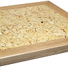Журнальный столик Sheffilton SHT-TU29/H36/70/70 Дуб/OSB (прозрачный лак/черный муар)