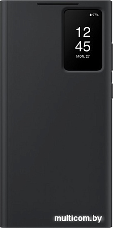Чехол для телефона Samsung Smart View Wallet Case S23 Ultra (черный)