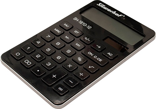 Бухгалтерский калькулятор Silwerhof SH-1810-12