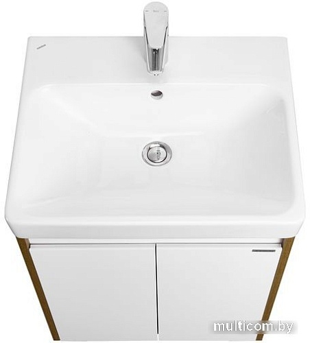 Акватон Тумба с умывальником Сканди Doors 55 1A2788K0SDZ90 (белый/дуб рустикальный)