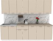 Готовая кухня ЭлиГард Lion 2.6 (персидский жемчуг/малага)