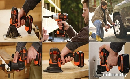 Дрель-шуруповерт Black & Decker MT218K