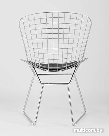 Стул Stool Group Bertoia (хром/черная подушка)