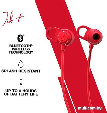 Наушники Skullcandy Jib+ Wireless (красный)