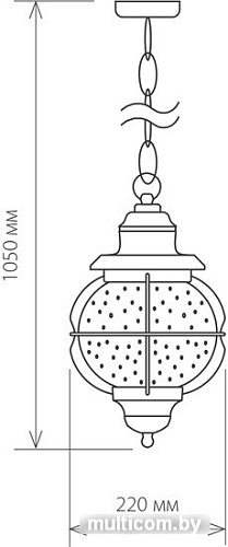 Уличный фонарь Elektrostandard Regul H GLXT-1475H (черная медь)