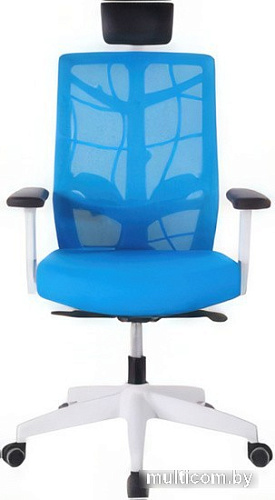 Кресло Chair Meister Nature II Slider 3D (белая крестовина, голубой)