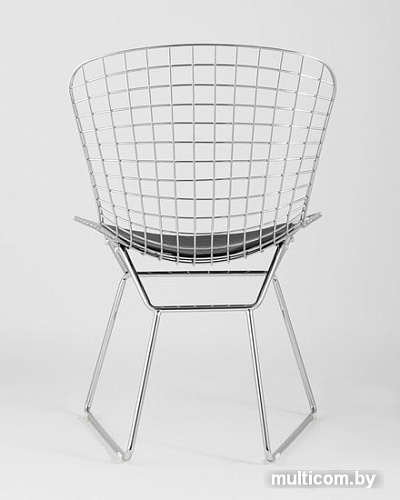 Стул Stool Group Bertoia (хром/черная подушка)