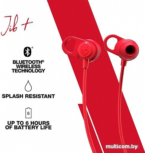 Наушники Skullcandy Jib+ Wireless (красный)