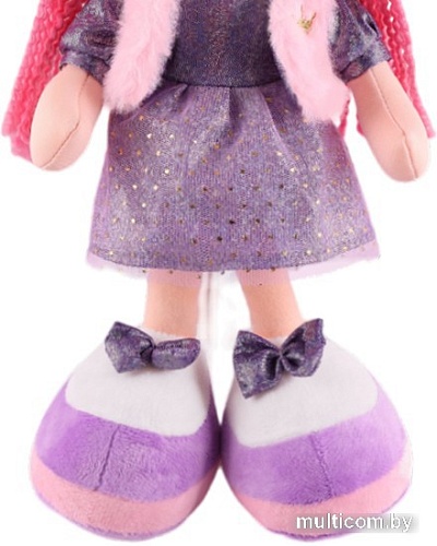 Кукла Maxitoys Малышка Аня в фиолетовом платье и шляпке MT-CR-D01202314-35