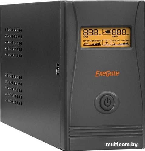 Источник бесперебойного питания ExeGate Power Smart ULB-650.LCD.AVR.EURO.RJ.USB