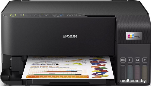 МФУ Epson EcoTank L3550 (ресурс стартовых контейнеров 6600/5900, контейнер 103)