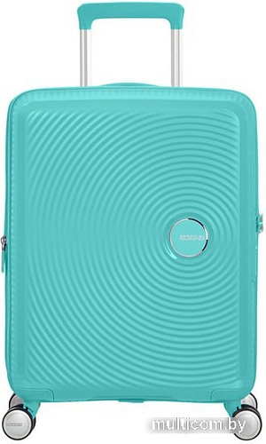Чемодан-спиннер American Tourister Soundbox Poolside Blue 55 см