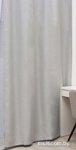 Штора Этель 10339929 1.3x3 м (светло-серый, 1 шт)