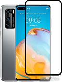 Защитное стекло Case Full Glue для Huawei P40 (черный глянец)