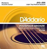 Струны для гитары D'Addario EJ-19