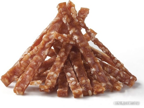 Лакомство для собак Деревенские лакомства Нарезка из индейки с рисом для щенков 85 г