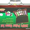 Настольная игра Zez Набор для покера в чемодане 200 фишек с номиналом 6642-S1