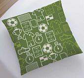 Чехол на подушку JoyArty Атрибуты футбола sl_36802075