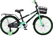 Детский велосипед Nialanti Spike 20 2025 (черный/зеленый)