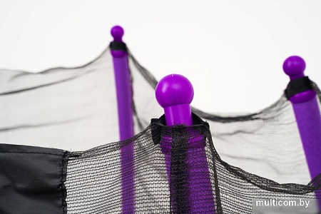 Батут Calviano Outside Master Purple 140 см - 4.5ft (внешняя сетка, складной, без лестницы)