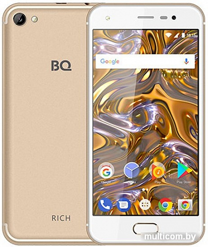 Смартфон BQ-Mobile BQ-5012L Rich (золотистый)