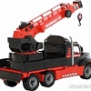 Игрушечный транспорт Полесье Автомобиль-кран с поворотной платформой 56771