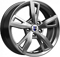 Литые диски K&K Фишт 16x6.5&quot; 5x108мм DIA 63.35мм ET 50мм Дарк платинум