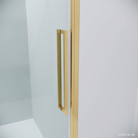 Душевой уголок Grossman Cosmo 100x70x195 120.K33.02.1070.32.00 (золото сатин/стекло прозрачное)