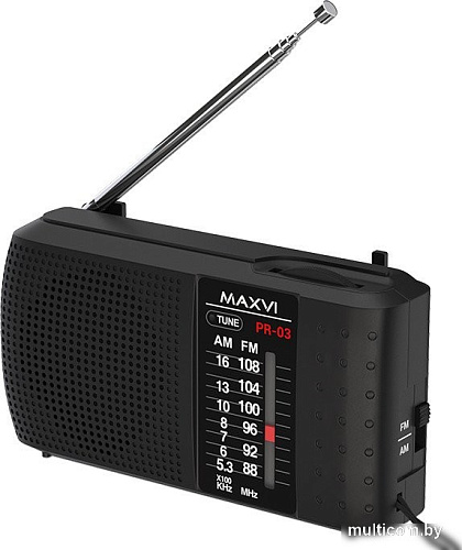 Радиоприемник Maxvi PR-03 (черный)