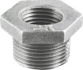 Фитинг Fittex PLUS Футорка сантехническая ОЦ Ду 25Х15 (1&quot;Х1/2&quot;) НР/ВР 127-3588 (чугун оцинкованный)