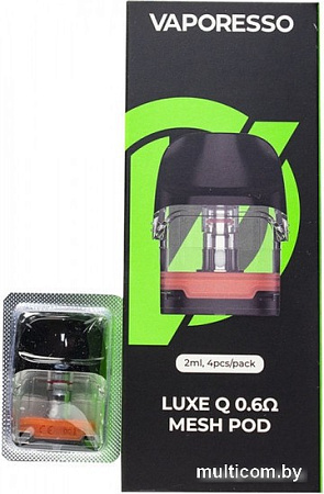 Набор картриджей Vaporesso для Luxe Q 0.6 Ом (2мл, 4шт)
