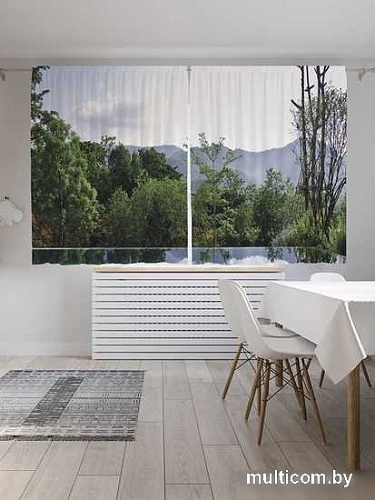 Комплект штор JoyArty Тайный бассейн 1.45x1.8 м p_12819_145x180 (2 шт)