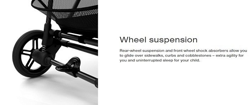Коляска прогулочная «книга» Cybex New Melio (moon black)