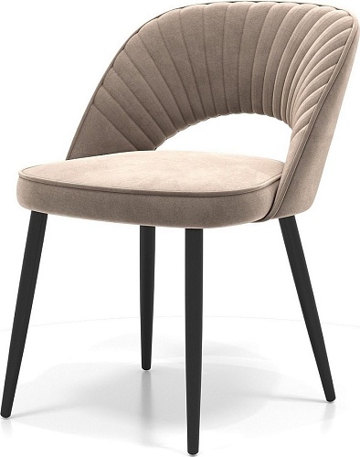 Стул Памир Новара F08 (бежевый/черная опора)