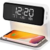 Настольные часы с беспроводной зарядкой Kitfort KT-3351