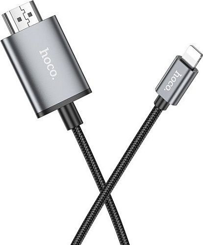 Hoco UA27 Lightning - HDMI (2 м, черный)