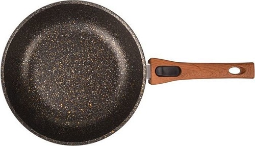 Сковорода Kukmara Granit Ultra Black-Gold сгбг243а