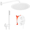Душевая система Rea Lungo White REA-P8540