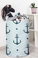 Корзина JoyArty Зигзаги с якорями toba_11049_L