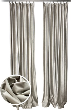 Комплект штор Ника Зварико 7300250/2 3.0x2.5 м (светло-серый 18)