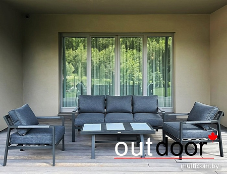 Набор садовой мебели Outdoor Торонто OUT-0027 (графит)