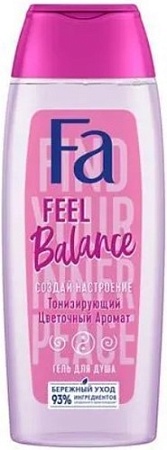 Fa Гель для душа Feel Balance Тонизирующий цветочный аромат Создай настроение 250 мл