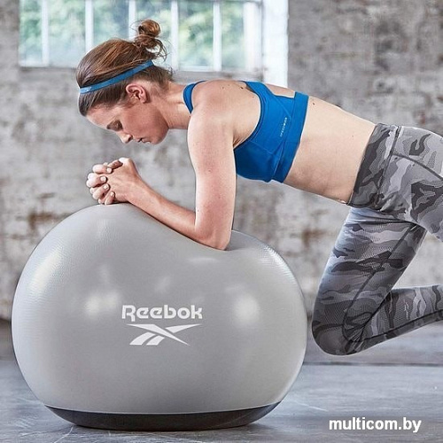 Мяч Reebok Gymball RAB-40015BK 55 см (серый/черный)