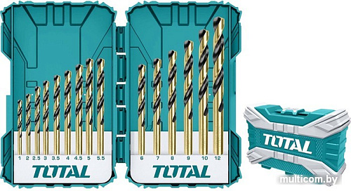 Набор сверл Total TACSDL51501 (15 шт)