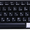 Клавиатура Defender Aris GK-349 (черный/белый)